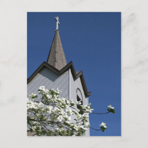 Postal Cartão de Posto da Igreja de Paz