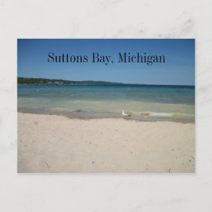 Postal Cartão de Posto da Suttons Bay Michigan