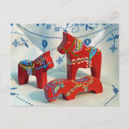 Postal Cartão de Posto Dala Horse Collectors