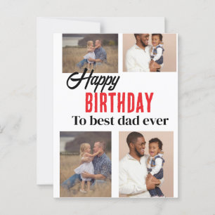 Postal cartão de posto de aniversário