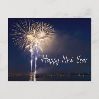 Postal Cartão de posto de Ano Novo