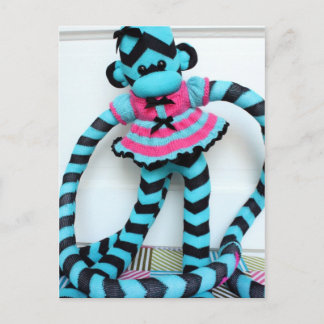 Postal Cartão De Posto De Macaco Mars Sock - Isis