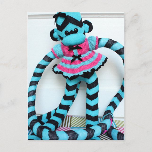 Postal Cartão De Posto De Macaco Mars Sock - Isis (Frente)