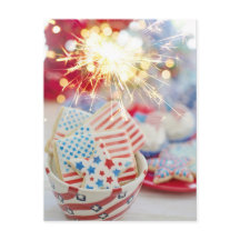 Cartão de Posto de Sinalizador Americano