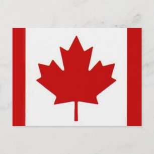 Postal Cartão de Posto de Sinalizador Canadiano