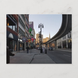 Postal Cartão de posto do Detroit pessoas mover