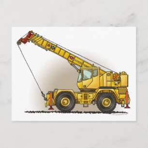 Postal Cartão de Posto do equipamento de construção de gr