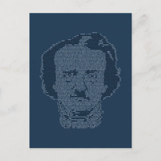 Postal Cartão de Posto Edgar Allen Poe