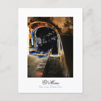 Postal Cartão de Posto El Morro Porto Rico A1