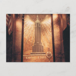 Postal Cartão de Posto Empire State Building
