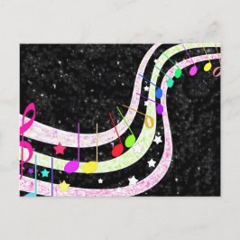 Postal cartão de posto estrelado