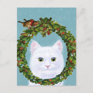 Postal Cartão de posto Feriado Feriado de Natal de Gatinh