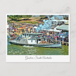 Postal Cartão de Posto Goolwa - Festival de Barcos de Mad