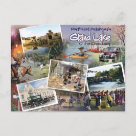 Postal Cartão de posto Grand Lake OK 16v1