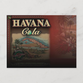 Postal Cartão de Posto Havana Cola