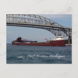 Postal Cartão de Posto Hon James L. Oberstar Port Huron