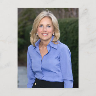 Postal Cartão de Posto Jill Biden