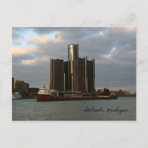 Postal Cartão de posto Kaye E. Barker Detroit
