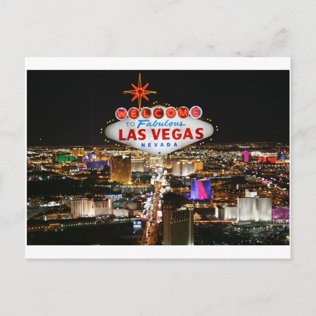 Postal Cartão de Posto Las Vegas (Frente)