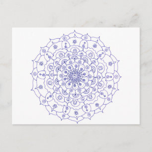 Postal Cartão de Posto Mandala 7