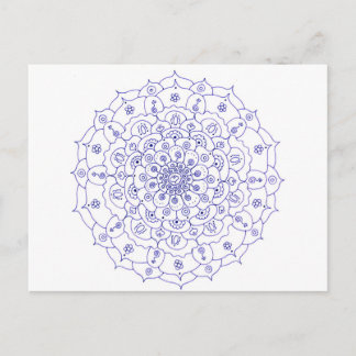 Postal Cartão de Posto Mandala 7