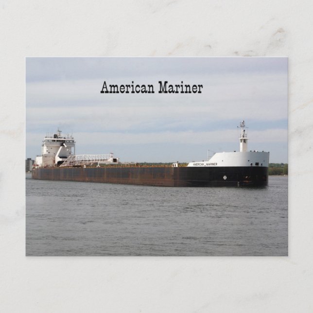 Postal Cartão de Posto Mariner Americano (Frente)