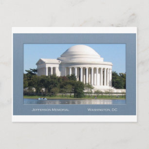 Postal Cartão de Posto Memorial Jefferson