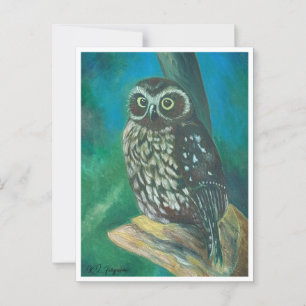 Postal Cartão de Posto Morpork Owl
