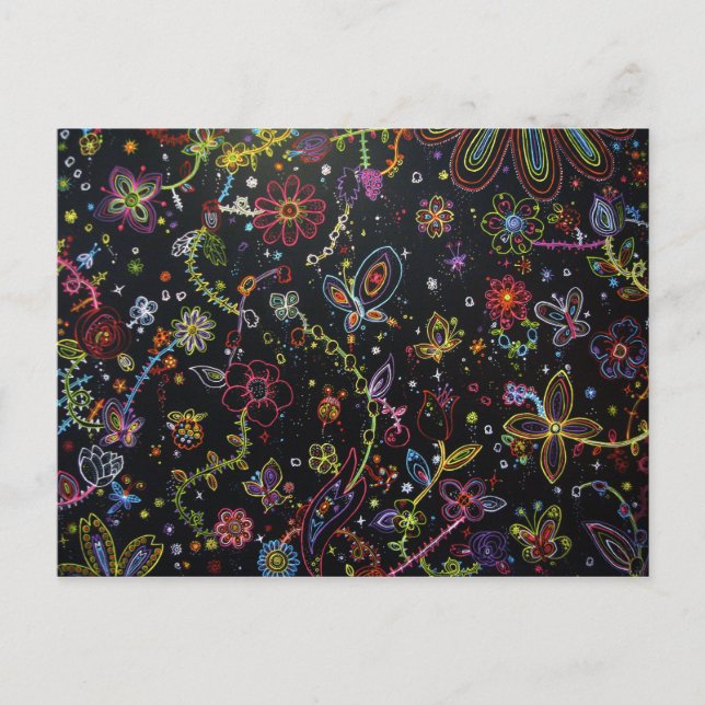 Postal Cartão de posto - O Jardim da Viagem (Frente)