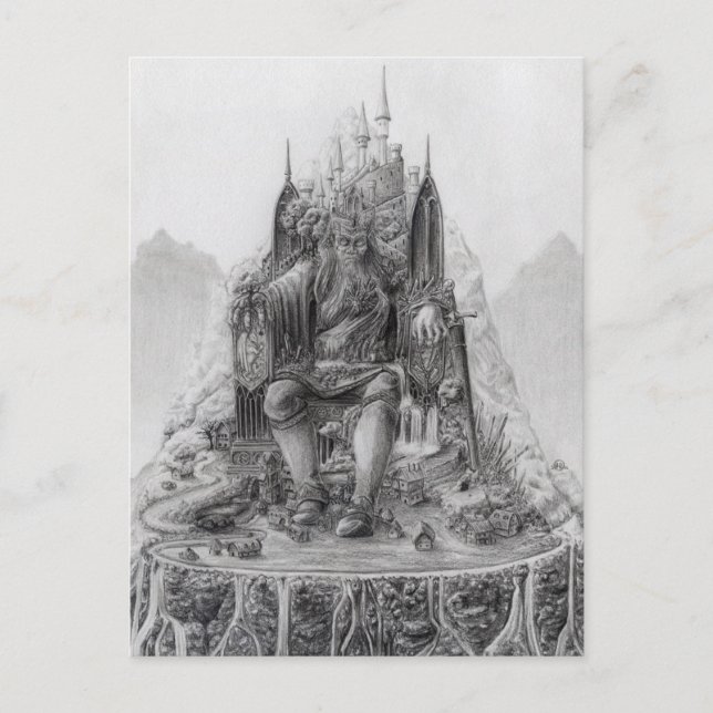 Postal Cartão de Posto Óbitos, Encargos e Cursos (Frente)