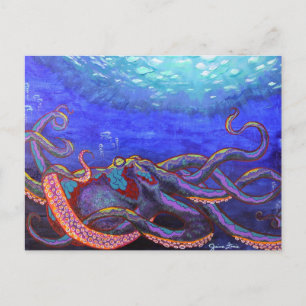 Postal Cartão de posto Octopus