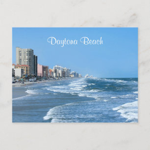 Postal Cartão de Posto para a costa da praia de Daytona