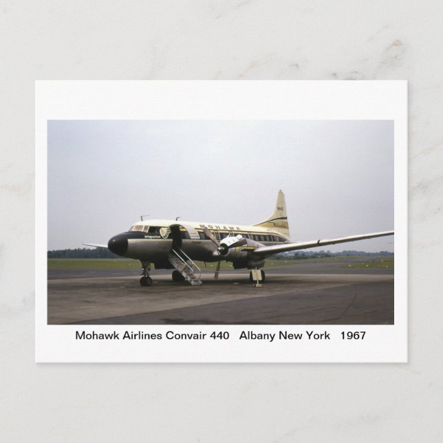 Postal Cartão de Posto para aviões (Frente)