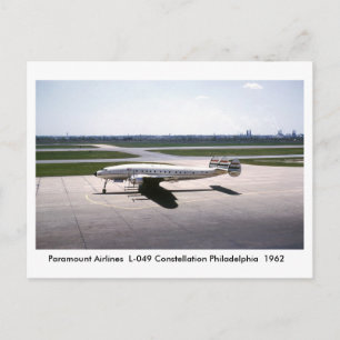 Postal Cartão de Posto para aviões