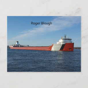 Postal Cartão de posto Roger Blough