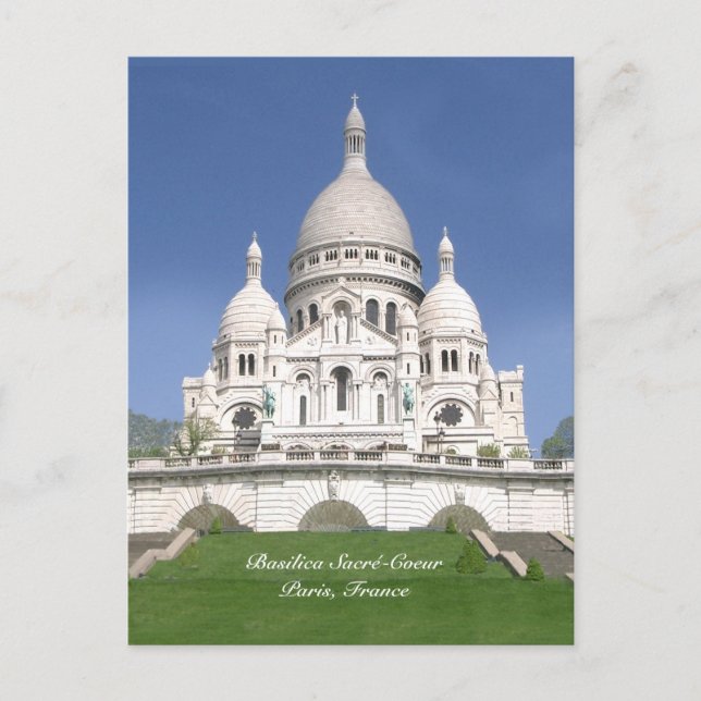 Postal Cartão de Posto Sacré-Coeur (Frente)