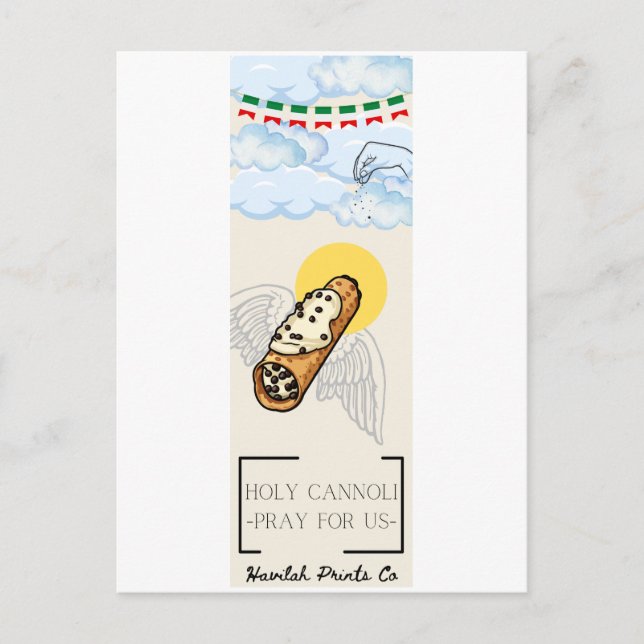 Postal Cartão de Posto Santa Cannoli (Frente)