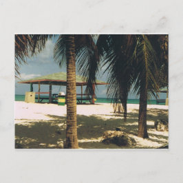 Postal Cartão de Posto Sete Mile Beach, Ilha Grand Cayman