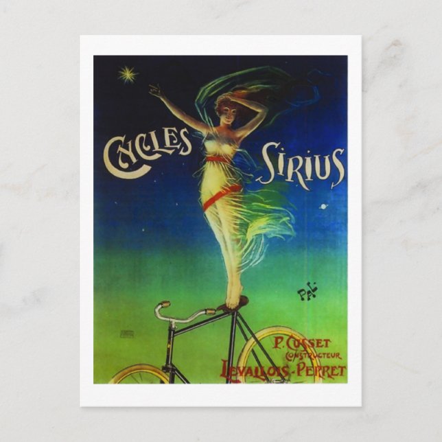 Postal Cartão de Posto Sirius de Ciclos (Frente)