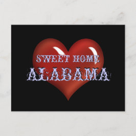 Postal Cartão de Posto Sweet Home Alabama