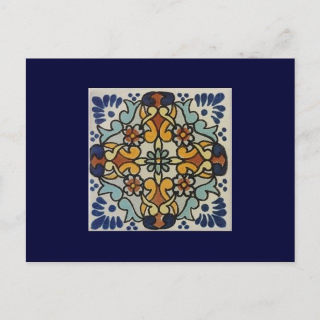 Postal Cartão de Posto Talavera Azulejo 2 (Frente)