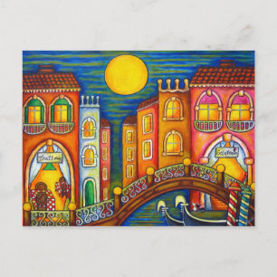 Postal Cartão de Posto Venice Soiree