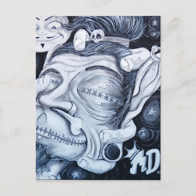 Postal cartão de posto voodoo (Frente)