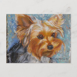 Postal Cartão de Posto Yorkshire Terrier