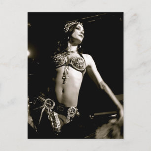 Postal Cartão de posto Zoe Jakes belly