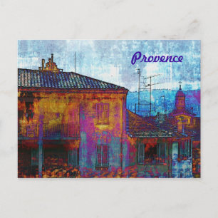 Postal Cartão de Provença da Noite