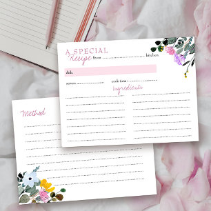 Postal Cartão de Receita de Chá de Noiva de Gramado com F