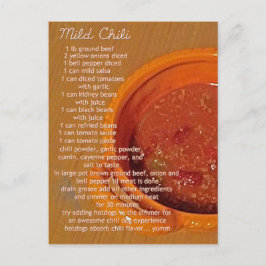 Postal cartão de receita de criança ligeira