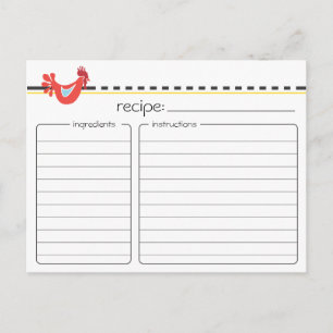 Postal Cartão de Receita de Frango Retroativo