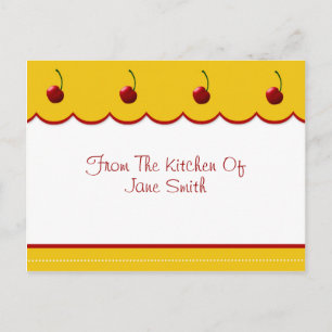 Postal Cartão de Receita de Tcherry Lover